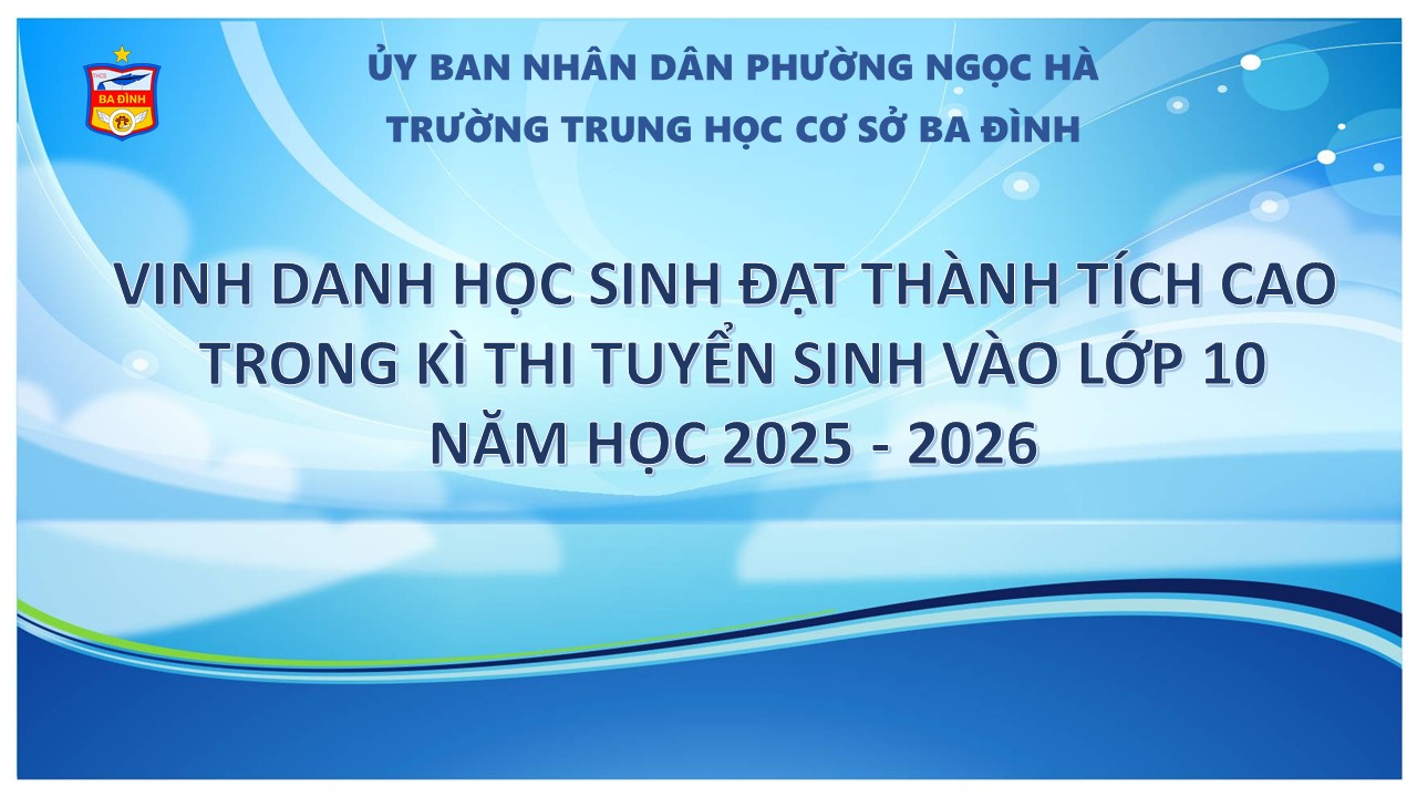Vinh danh học sinh xuất sắc đỗ vào trường chuyên – Niềm tự hào của nhà trường