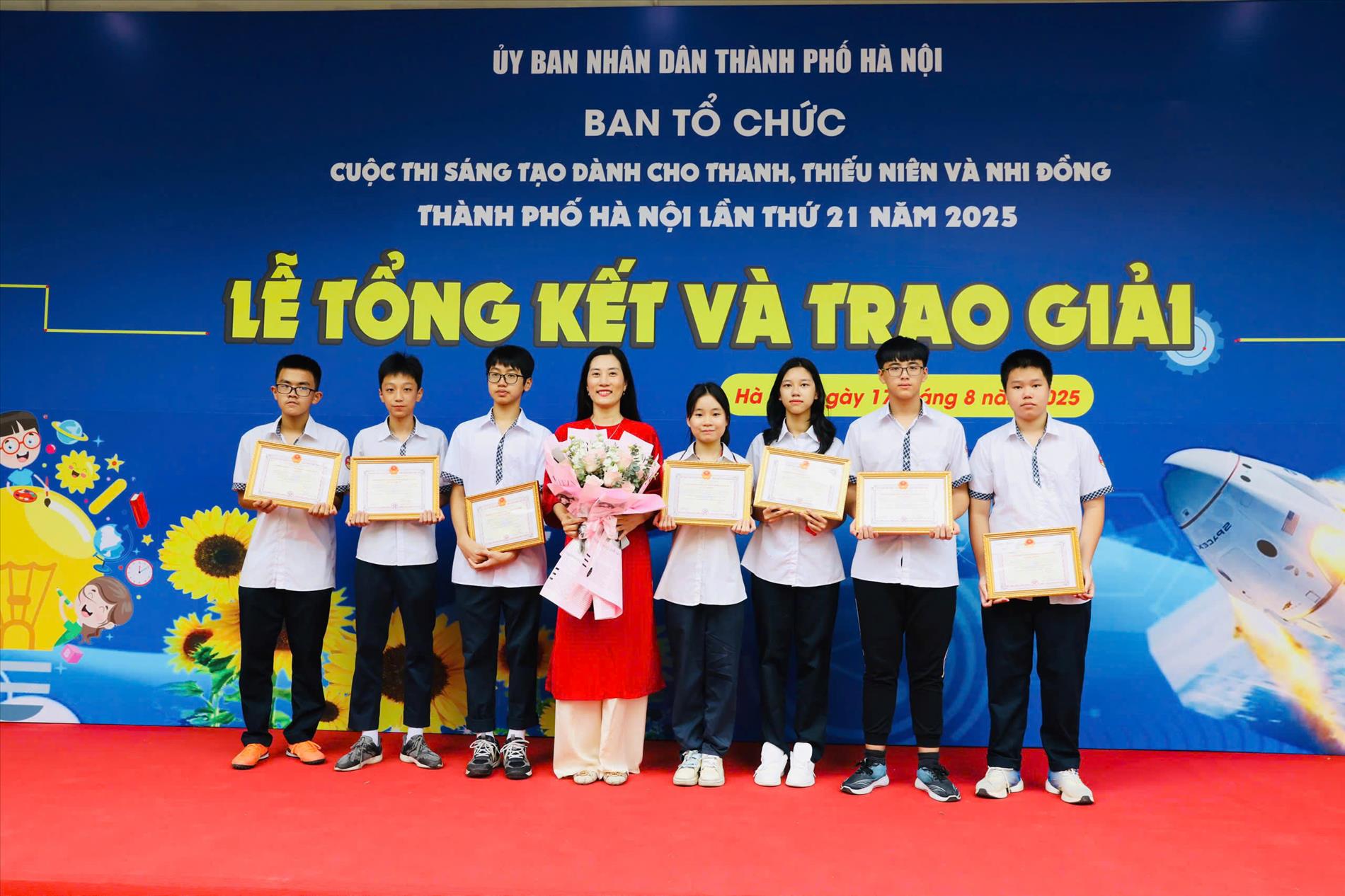 Học sinh trường THCS Ba Đình đạt thành tích xuất sắc tại Cuộc thi Sáng tạo thanh thiếu niên và nhi đồng thành phố Hà Nội lần thứ 21