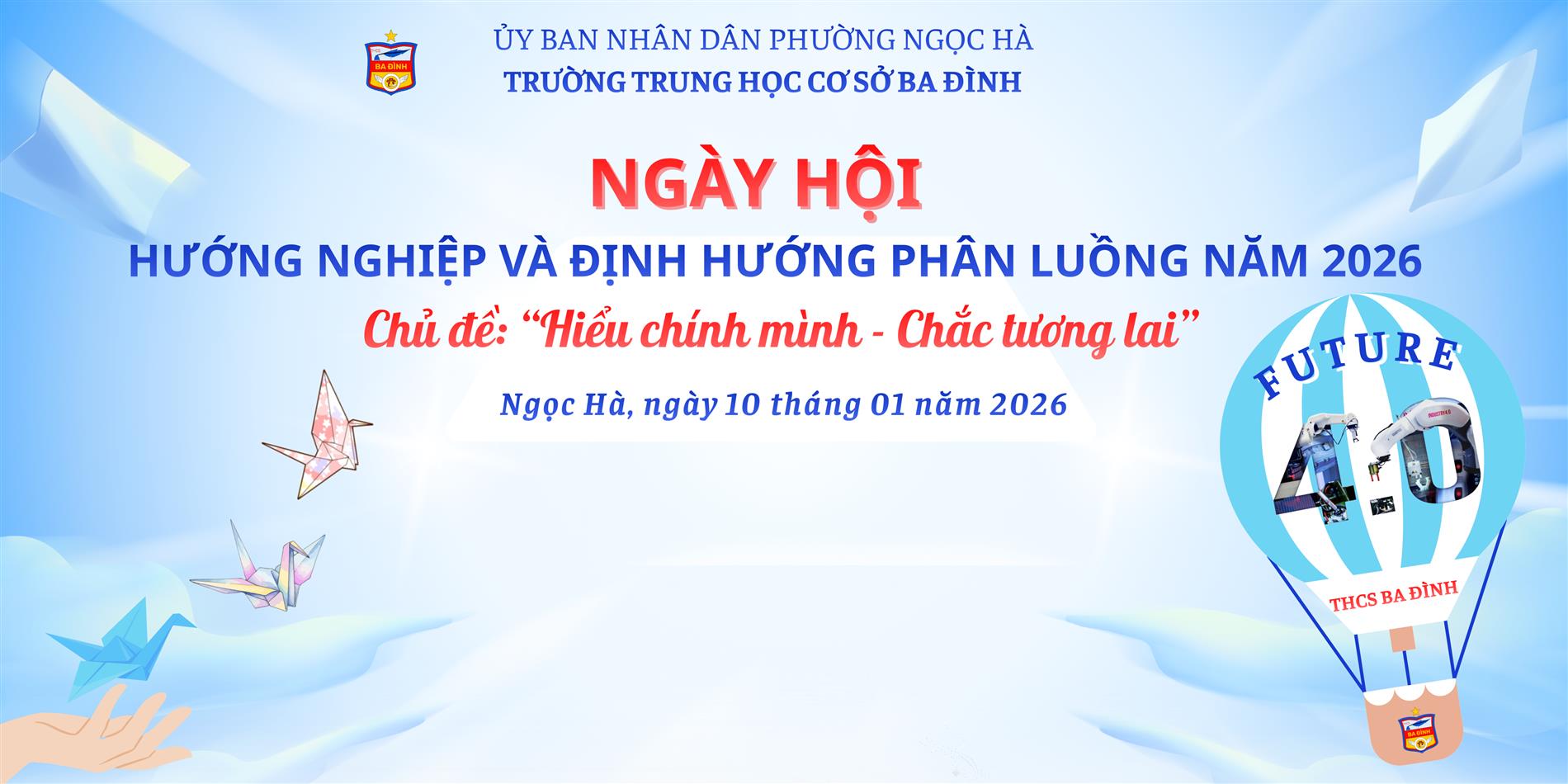 Đồng hành cùng các con học sinh khối 9: “Hiểu chính mình - Chắc tương lai”