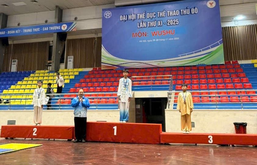 Học sinh Trường THCS Ba Đình tỏa sáng tài năng tại Đại hội Thể dục Thể thao Thủ đô lần thứ XI