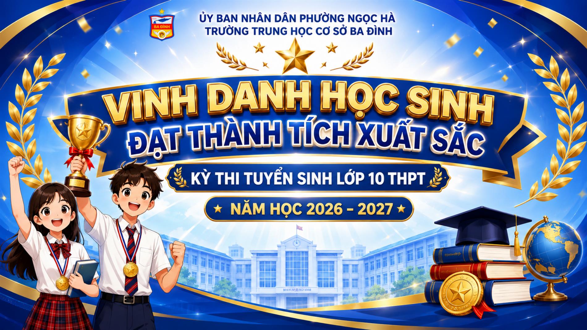 Niềm tự hào mang tên học sinh THCS Ba Đình
