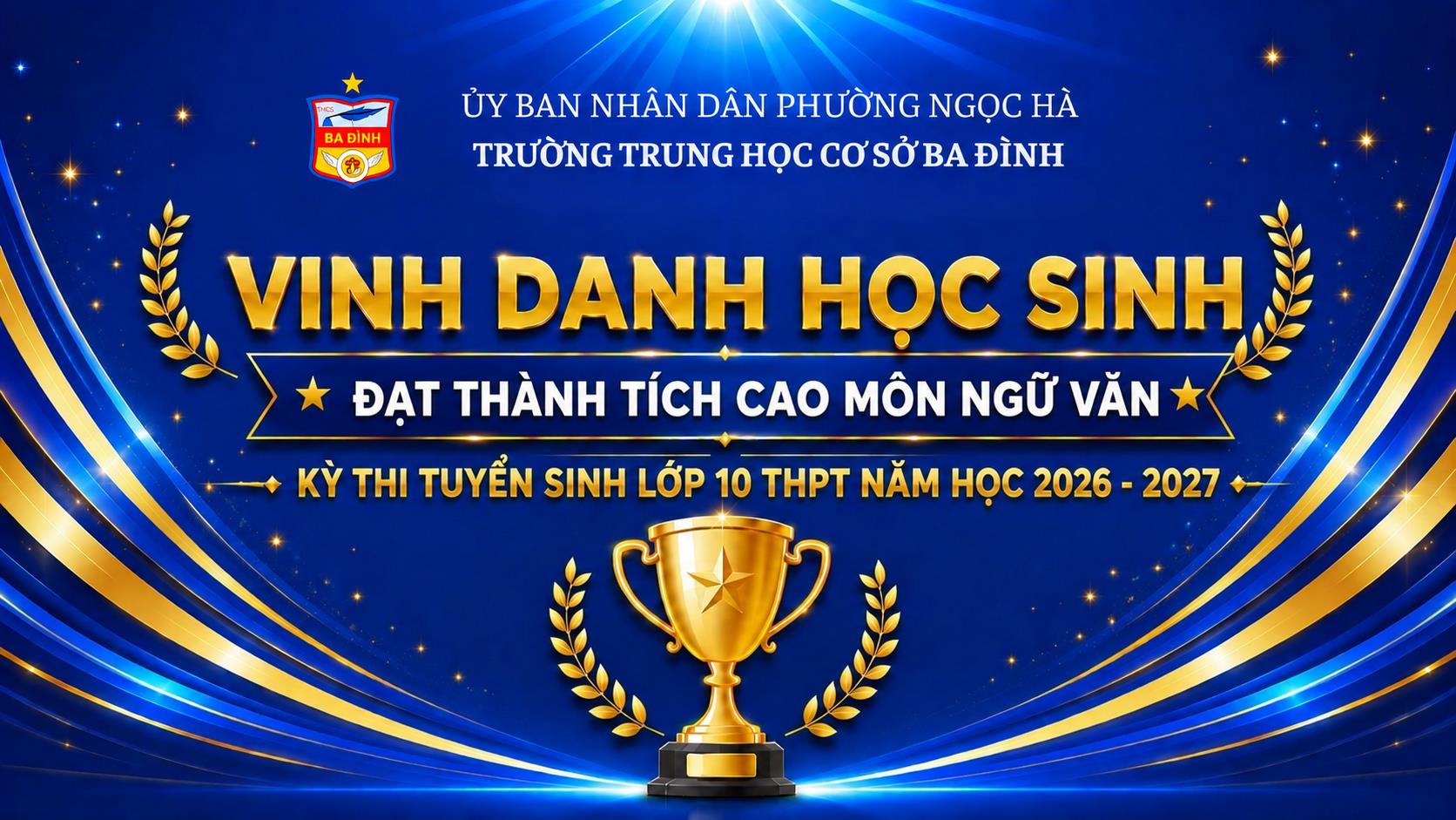 Chạm tới những điểm số ấn tượng – Tỏa sáng niềm đam mê Văn học