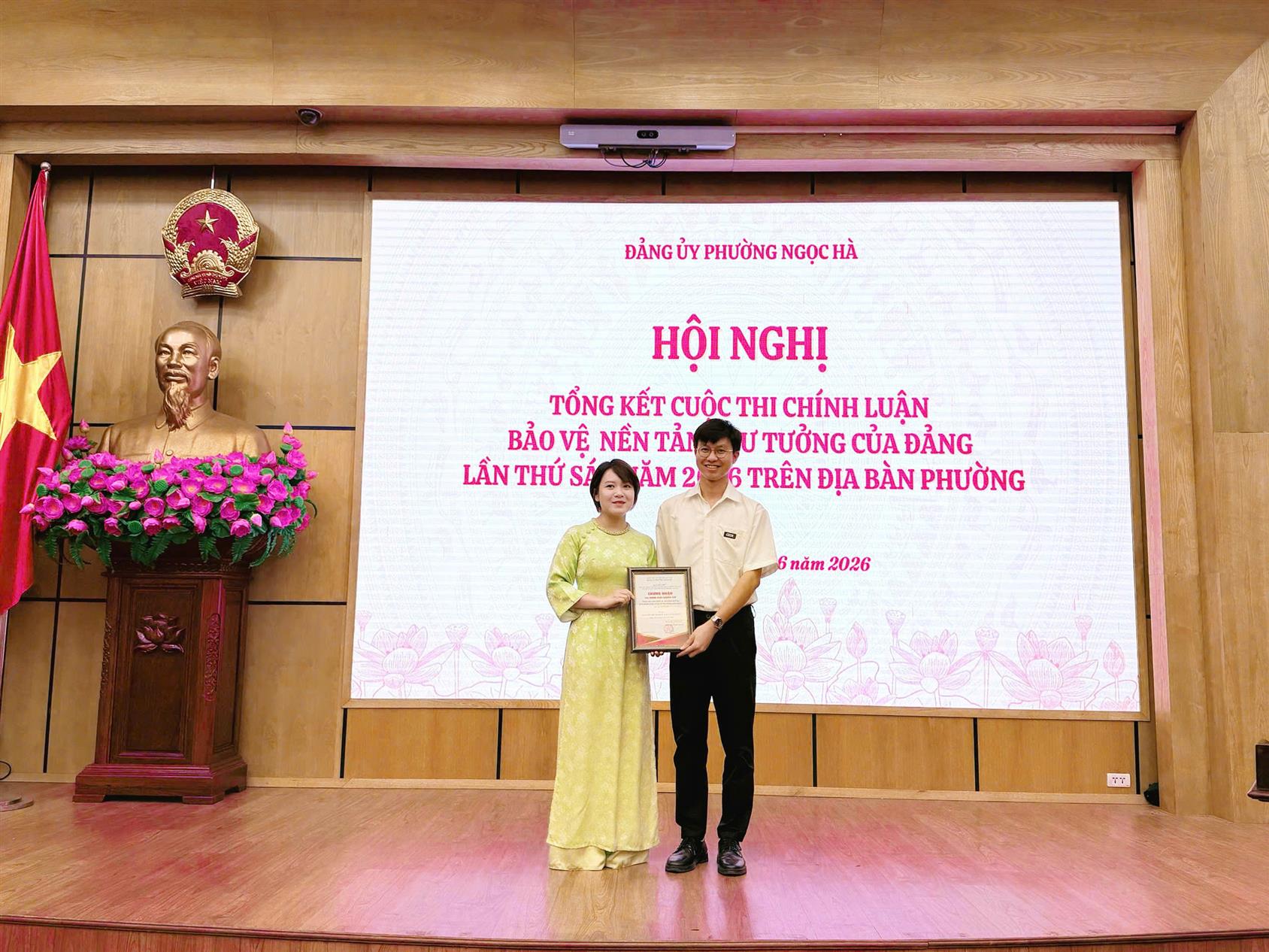 Tự hào thành tích giáo viên trường THCS Ba Đình tại Cuộc thi Chính luận bảo vệ nền tảng tư tưởng của Đảng lần thứ VI