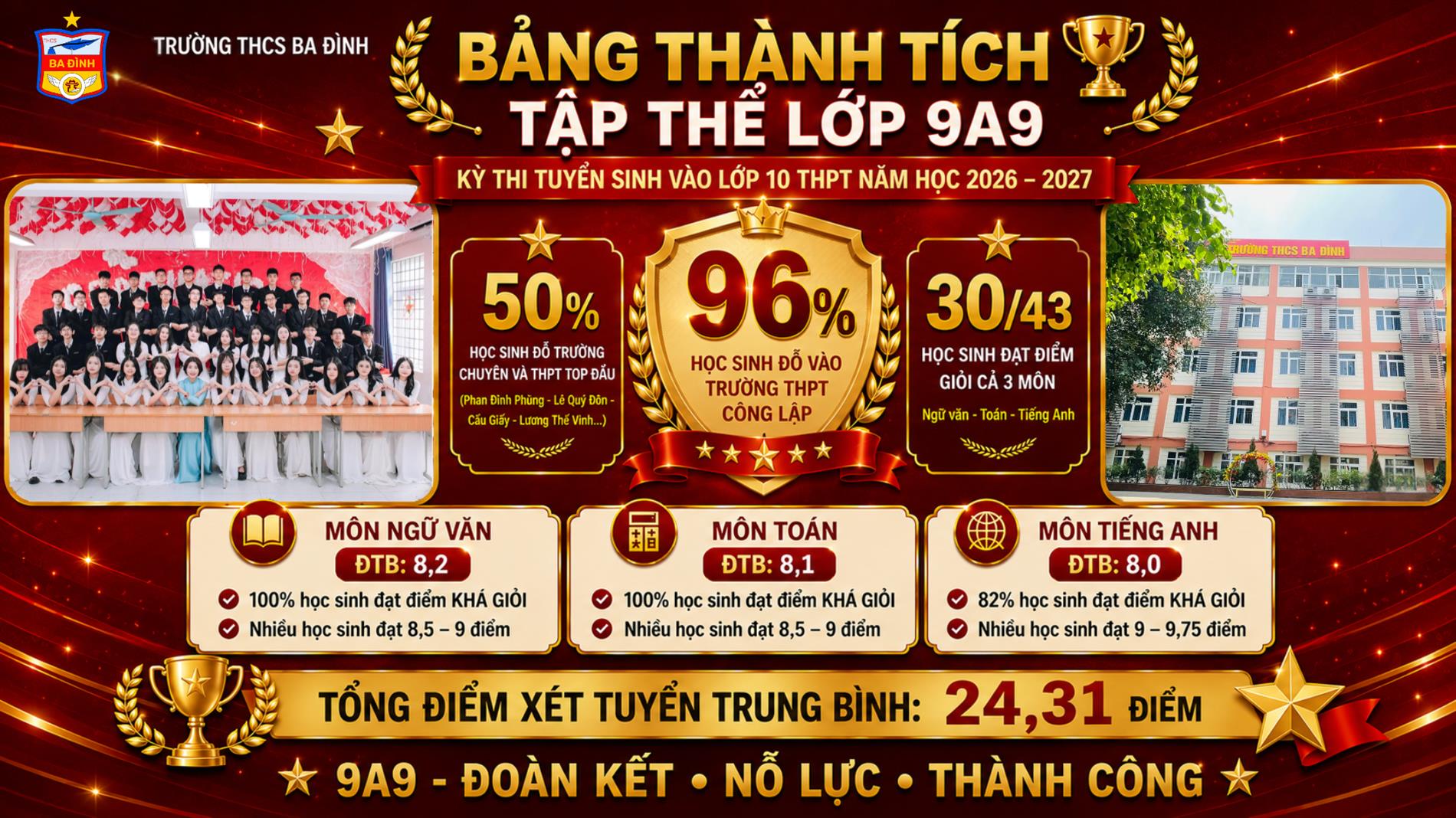 A9 - Bức tranh đẹp của mùa thi!