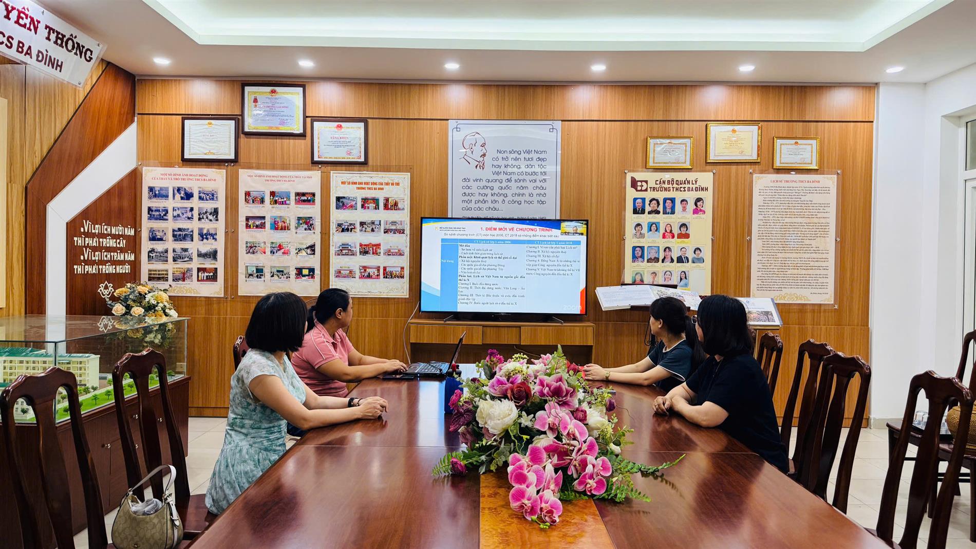 Tham dự tập huấn chuyên môn – Nâng cao chất lượng dạy học môn Địa lí tại Trường THCS Ba Đình
