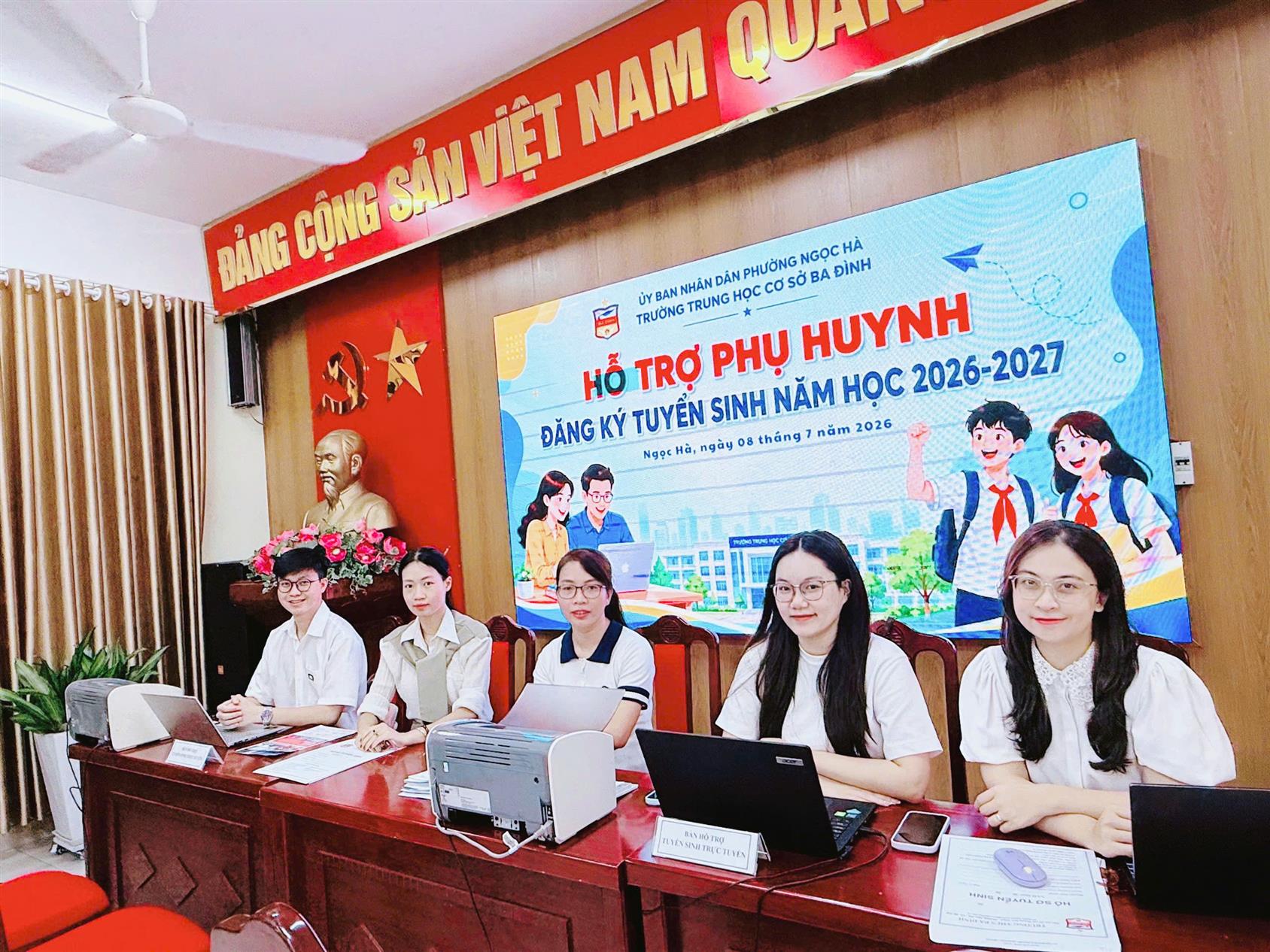 Dấu ấn mùa tuyển sinh trực tuyến vào lớp 6 năm học 2026-2027 tại trường THCS Ba Đình, nơi niềm tin ở lại