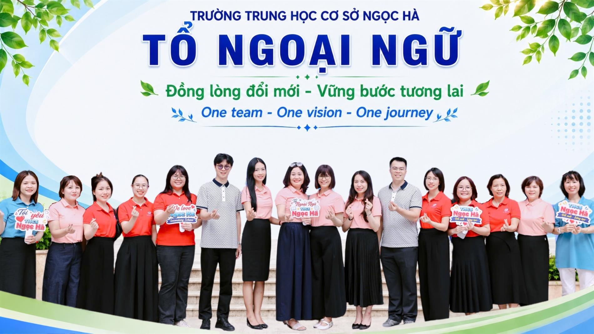 Tổ Ngoại ngữ - Đồng lòng khởi tạo một năm học mới