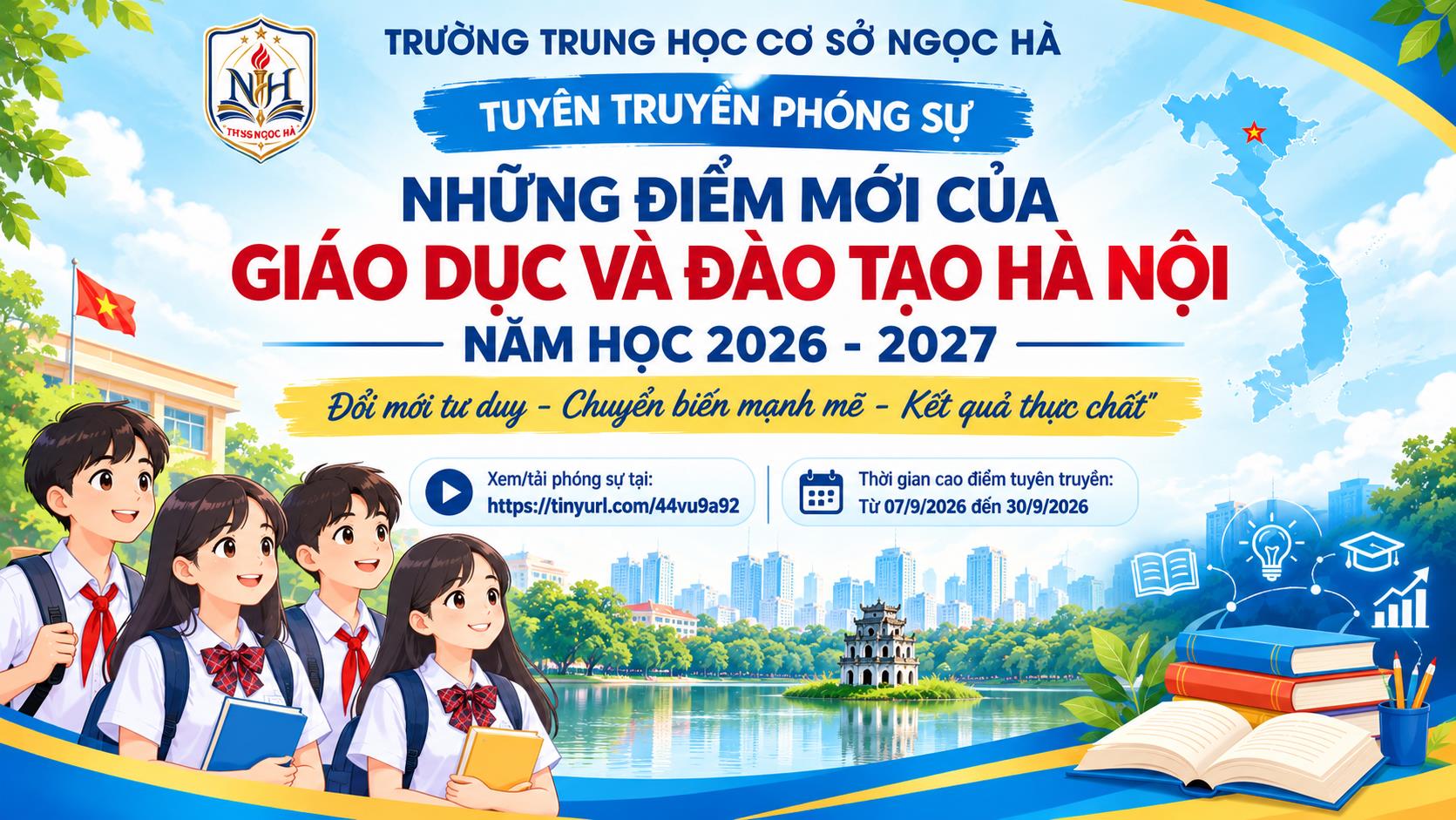 Những điểm mới của giáo dục và đào tạo Hà Nội năm học 2026–2027