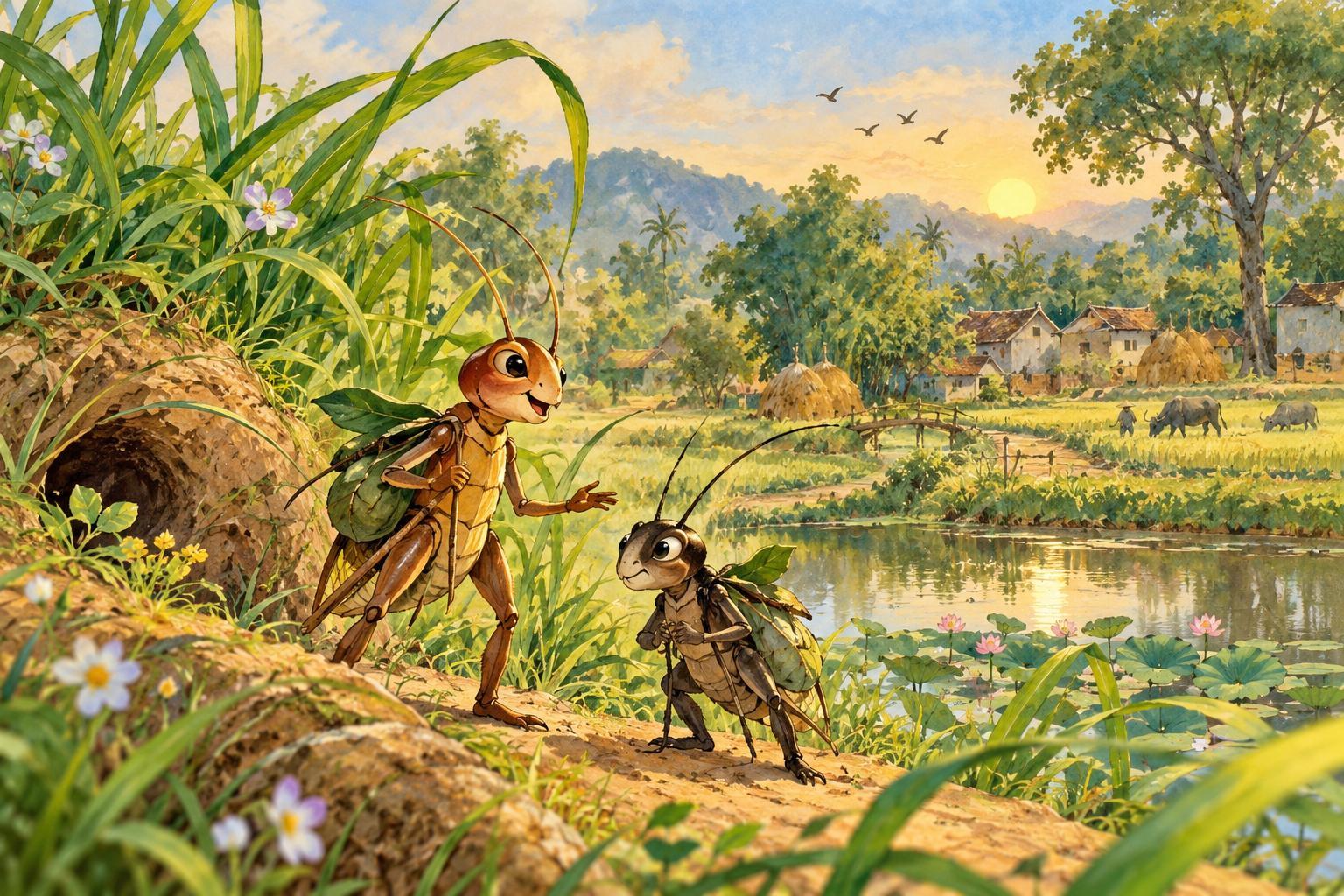 Dấu ấn văn hóa nông thôn trong không gian nghệ thuật truyện đồng thoại Tô Hoài