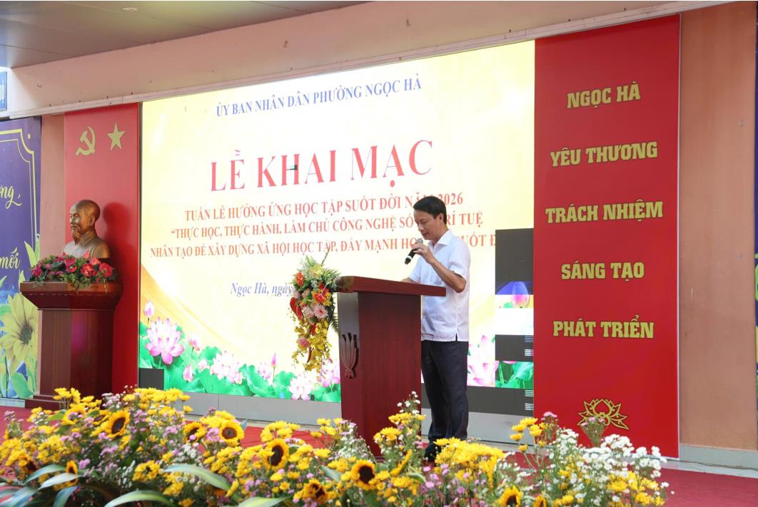 Trường THCS Ngọc Hà lan toả tinh thần học tập suốt đời năm 2026