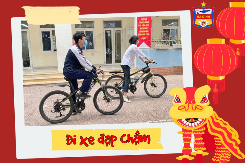 Two people riding bikesDescription automatically generated with low confidence