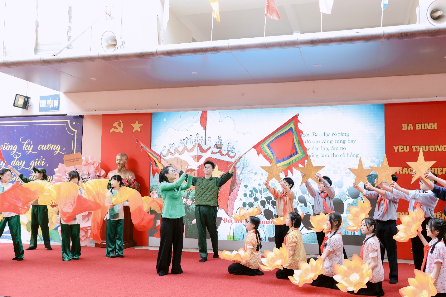 A group of people performing on a stageAI-generated content may be incorrect.