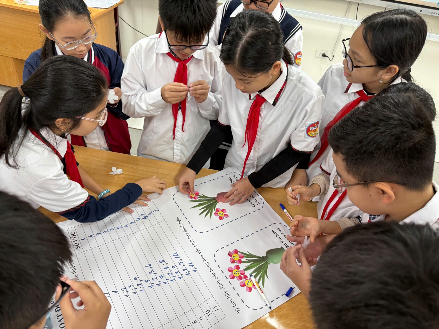 A group of students in a classroom looking at a piece of paperAI-generated content may be incorrect.