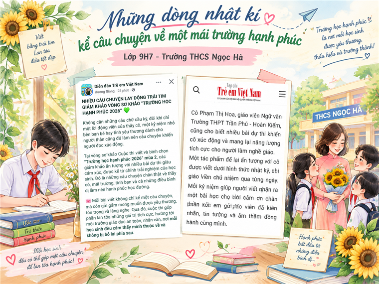 A poster with a couple of children reading books
Description automatically generated