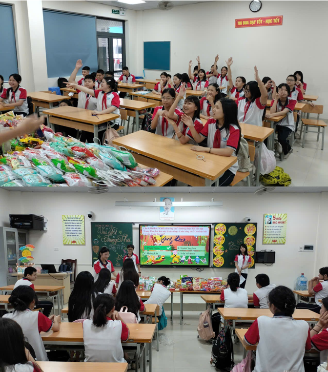 A group of students in a classroom

Description automatically generated